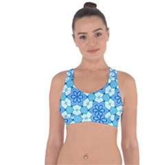 Pattern Abstract Wallpaper Cross String Back Sports Bra