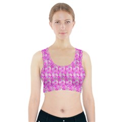 Maple Leaf Plant Seamless Pattern Sports Bra With Pocket by HermanTelo