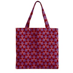 Pattern New Seamless Zipper Grocery Tote Bag