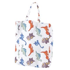 Pattern Dinosaurs Giant Grocery Tote