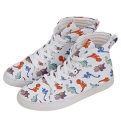 Pattern Dinosaurs Men s Hi-top Skate Sneakers