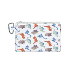 Pattern Dinosaurs Canvas Cosmetic Bag (small)