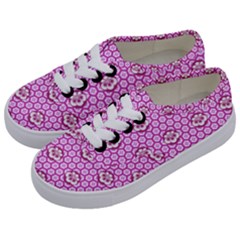 Paulownia Flowers Japanese Style Kids  Classic Low Top Sneakers by HermanTelo