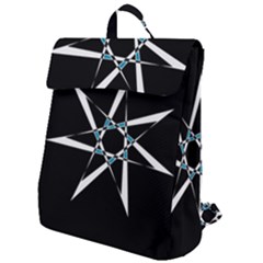 Star Sky Design Decor Flap Top Backpack