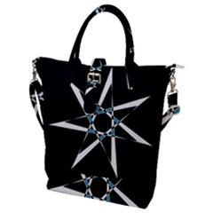 Star Sky Design Decor Buckle Top Tote Bag by HermanTelo