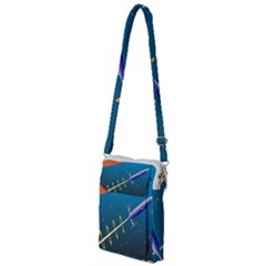 Rocket Spaceship Space Galaxy Multi Function Travel Bag