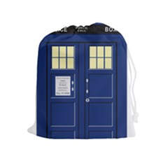 Tardis Doctor Who Time Travel Drawstring Pouch (xl)