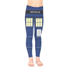 Tardis Doctor Who Time Travel Kids  Legging by HermanTelo