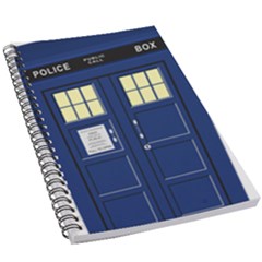 Tardis Doctor Who Time Travel 5 5  X 8 5  Notebook