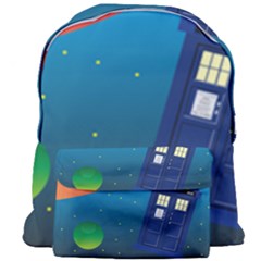 Tardis Doctor Time Travel Giant Full Print Backpack