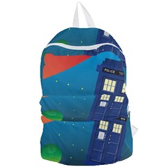 Tardis Doctor Time Travel Foldable Lightweight Backpack by HermanTelo