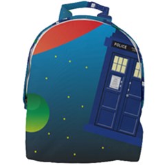 Tardis Doctor Time Travel Mini Full Print Backpack