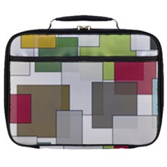 Wallpaper Texture Plaid Full Print Lunch Bag