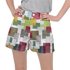 Wallpaper Texture Plaid Ripstop Shorts