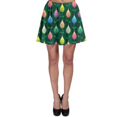 Tulips Seamless Pattern Background Skater Skirt