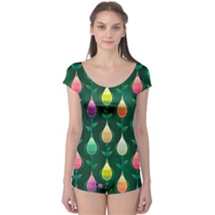 Tulips Seamless Pattern Background Boyleg Leotard 