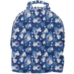 White Flowers Summer Plant Mini Full Print Backpack