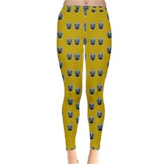 Mistletoe In Wood Inside Out Leggings by pepitasart