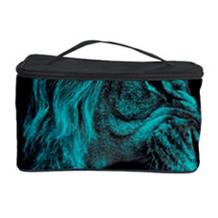 Angry Male Lion Predator Carnivore Cosmetic Storage by Sudhe