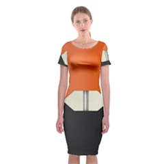 Juul Mango Pod Classic Short Sleeve Midi Dress by TheAmericanDream