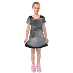 Full Moon Kids  Short Sleeve Velvet Dress