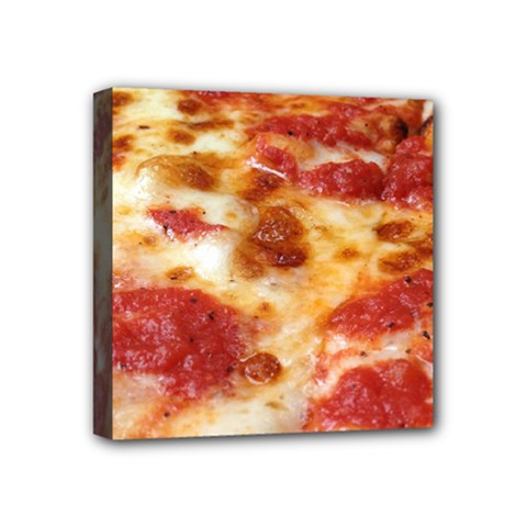 Pizza Mini Canvas 4  X 4  (stretched) by TheAmericanDream