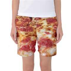 Pizza Women s Basketball Shorts by TheAmericanDream