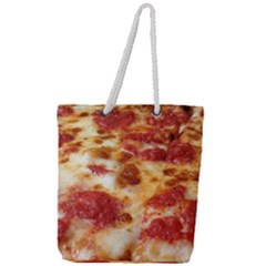 Pizza Full Print Rope Handle Tote (large) by TheAmericanDream