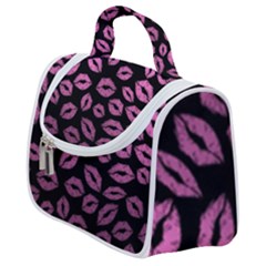 Pink Kisses Satchel Handbag