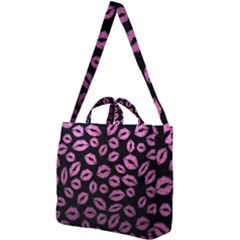 Pink Kisses Square Shoulder Tote Bag by TheAmericanDream