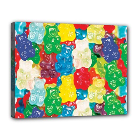 Gummy Bear Canvas 14  X 11  (stretched) by TheAmericanDream