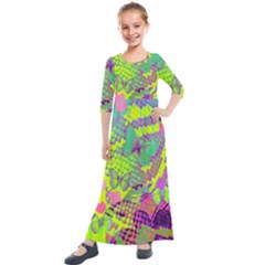 Img 6687 Result Kids  Quarter Sleeve Maxi Dress by lakenyamonique