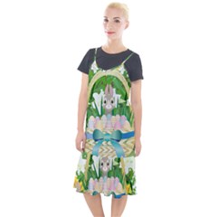 Graphic Easter Easter Basket Spring Camis Fishtail Dress