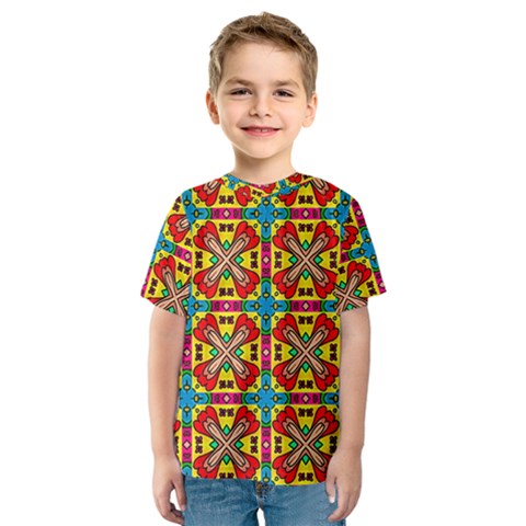 Seamless Pattern Tile Tileable Kids  Sport Mesh Tee by Pakrebo