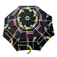 Background Abstract Semi Circles Folding Umbrellas by Pakrebo