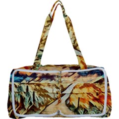 Painting Expressive Colors Texture Multi Function Bag by Pakrebo