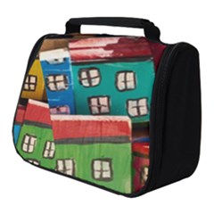 Houses Handmade Cultural Full Print Travel Pouch (small) by Pakrebo