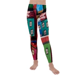 Houses Handmade Cultural Kids  Lightweight Velour Leggings