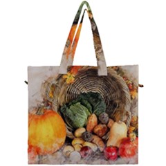 Pumpkin Vegetables Autumn Canvas Travel Bag by Pakrebo