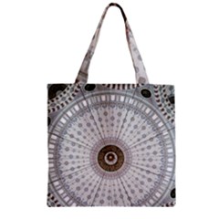 Cami Texture Pattern Architecture Zipper Grocery Tote Bag