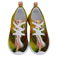 Beautiful Fairy With Wonderful Flowers Running Shoes by FantasyWorld7