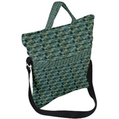 Most Overwhelming Key - Green - Fold Over Handle Tote Bag