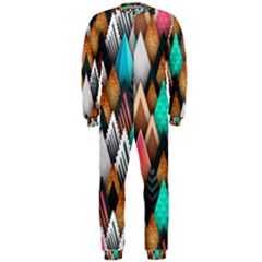 Abstract Triangle Tree OnePiece Jumpsuit (Men) 