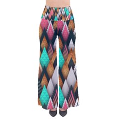 Abstract Triangle Tree So Vintage Palazzo Pants