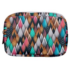 Abstract Triangle Tree Make Up Pouch (Small)