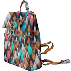 Abstract Triangle Tree Buckle Everyday Backpack