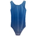 Geometric Wallpaper Kids  Cut-Out Back One Piece Swimsuit View1