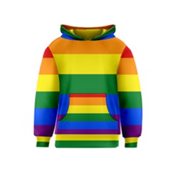 Lgbt Rainbow Pride Flag Kids  Pullover Hoodie