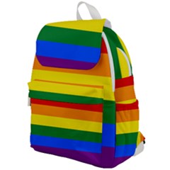 Lgbt Rainbow Pride Flag Top Flap Backpack