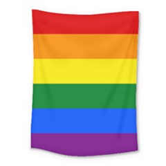 Lgbt Rainbow Pride Flag Medium Tapestry by lgbtnation